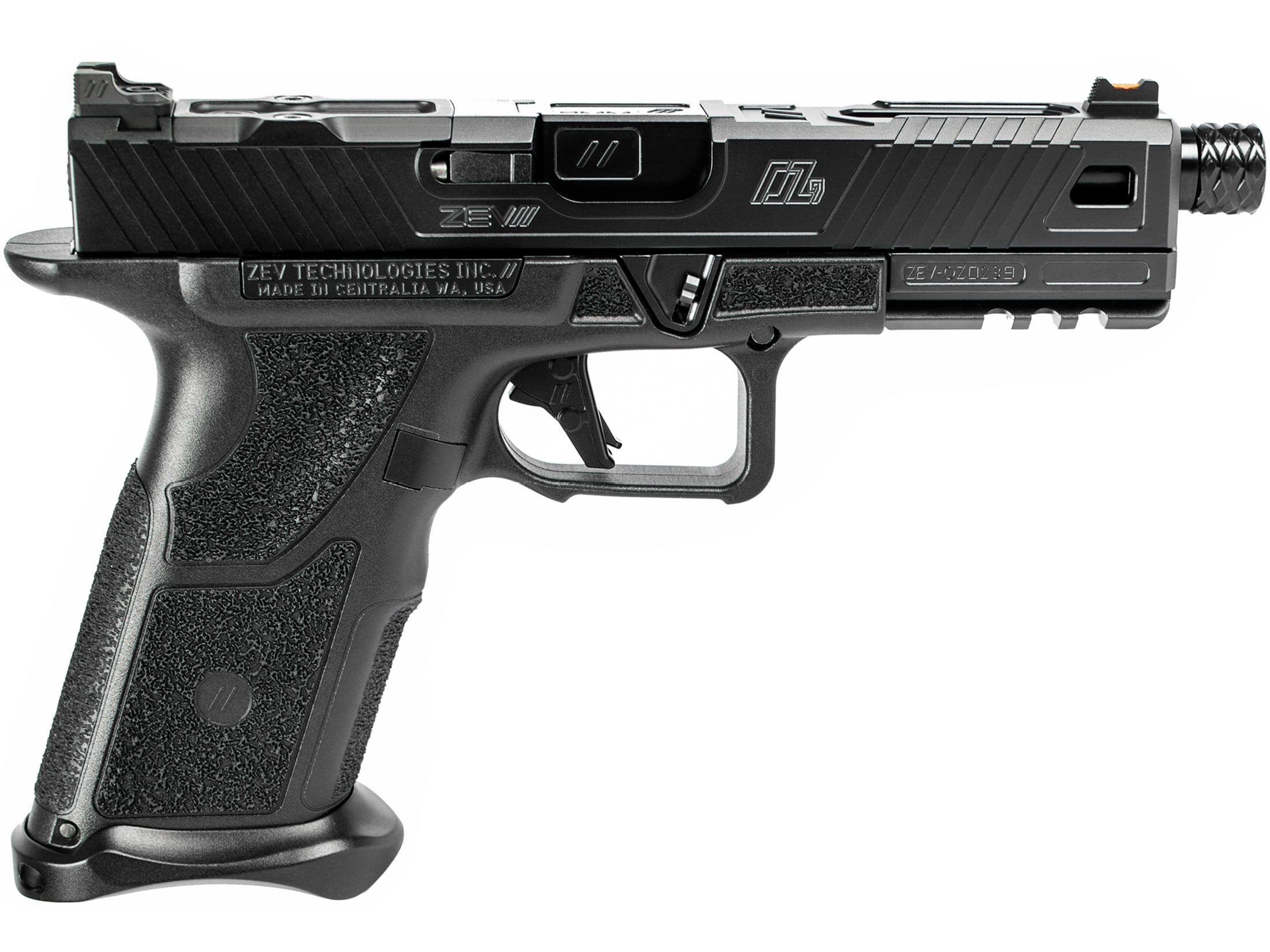 Zev FDP Threaded Barrel SBR – 9mm Compact Powerhouse